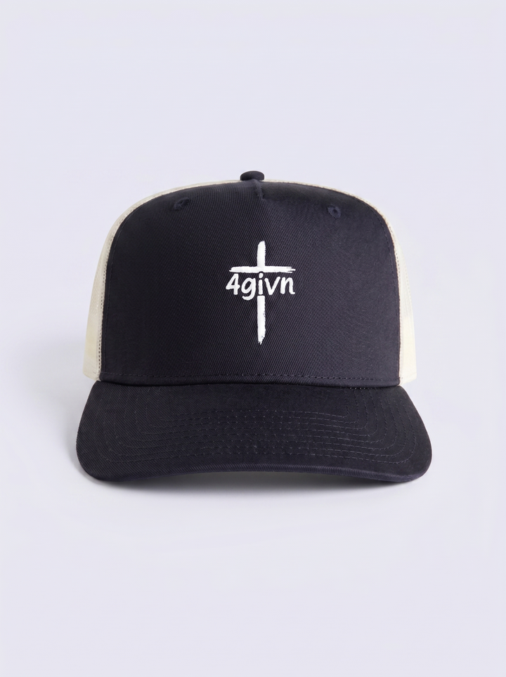 Essential Cap navy ecru product voorkant